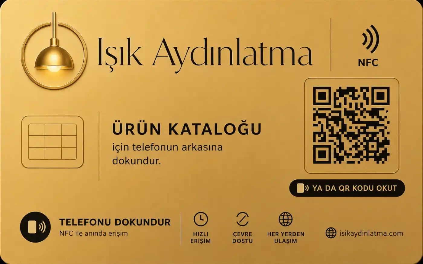 KobiKatalog — NFC ve QR dijital ürün kataloğu